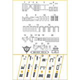 ANUBIS 3D print detail upgrade parts GP010 parts fit for MG EXIA no kits Collectibles