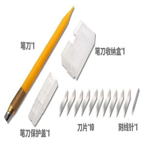MOSHI M.S. MS062 Part Cutting Penknife Carving Knife