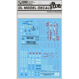 DL DALIN Water slide decal MG Astray Blue Frame