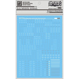 DL DALIN Water slide decal RG HG 1/144 C011 General Use Warning Sign Mark
