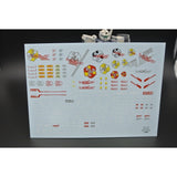 DL DALIN Water slide decal PG 1/60 Red Frame
