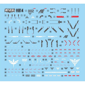 MASTER Water Slide Decal H014 HGUC HG 1/144 Sinanju Stein NT Ver. Fluo Type Collectibles
