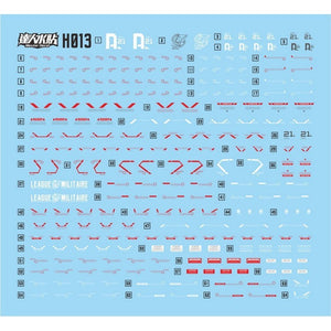MASTER Water Slide Decal H013 HGUC HG 1/144 V2 Victory 2 Fluo Type Collectibles