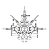 Transamsphere TRS MG 1/100 Providence Water Slide Decal TRSMG013