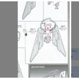 CB butcher parts for RG 35 1/144 wing TV vesion C11 E1-1 I-7