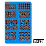 MOSHI M.S. MX025-030  Military Model Foldable Booster Metal Etching Detail Parts