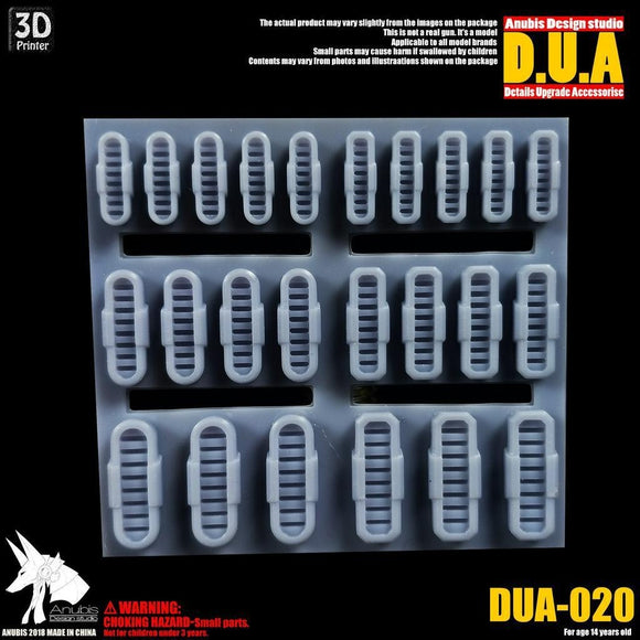 ANUBIS 3d PRINT DETAIL upgrade parts Oval nozzle cooling fin DUA020 NO KITS