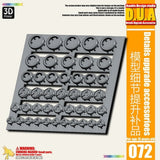 ANUBIS 3D print detail upgrade parts DUA061-110 details upgrade accessories Active shaft Heat sink Oil pipe Outer armor no kits