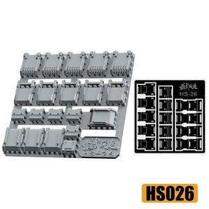 MOSHI M.S. HS026/027  Model Detail Modification Shoulder Armor Radiator