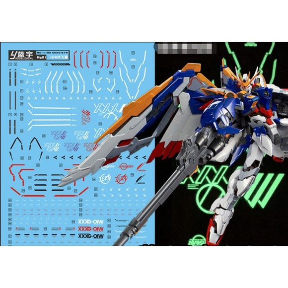 LANYU MG 1/100 HIRM Wing Zero EW MJH Water Slide Decal