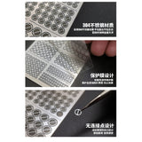 MOSHI M.S. MX001-012  Model Detail Modification Metal Etching