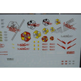 DL DALIN Water slide decal PG 1/60 Red Frame