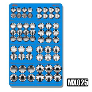 MOSHI M.S. MX025-030  Military Model Foldable Booster Metal Etching Detail Parts