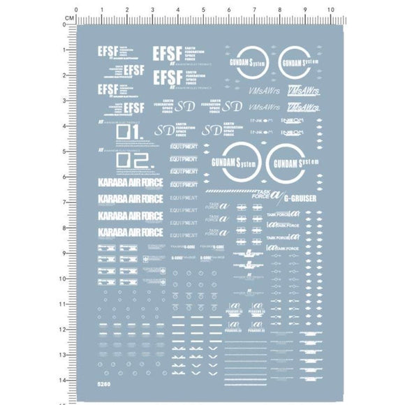 CALILY HG 1/144 MSA-0011(EXT)  Ex-S Water Slide Decal