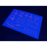 20250722 XUEYAN XY / SNOW FLAME MG 120 Aile Strike  Ver.RM Fluorescent Red Water slide decal