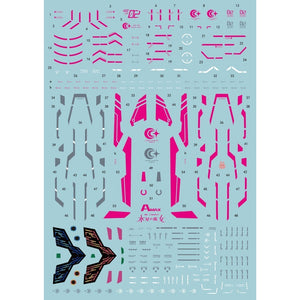 AMAX Water Slide Decal HG 1/144 XGF-02 TWFM Lfrith Fluo AMAXHG008
