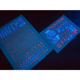 20250722 XUEYAN XY / SNOW FLAME MG Unicorn 03 FHENEX Ver.NT Fluorescences Water slide decal