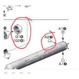 CB butcher parts for MG ZAKU 2 Psycho zaku ver.ka Q1-9 A2-7