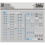 DL DALIN Water slide decal C025 Frame Arms Girl Eye Tattoo Purple