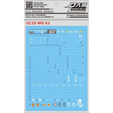 DL DALIN Water slide decal MG 1/100 CROSSBONE PB X2