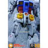 ANUBIS 3D print detail upgrade parts GP028 parts fit for MG RX-78-2 3.0 no kits Collectibles