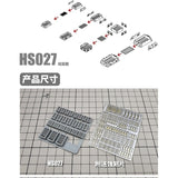 MOSHI M.S. HS026/027  Model Detail Modification Shoulder Armor Radiator