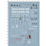 CALILY MG 1/100 Delta Plus MSN-001 Water Slide Decal
