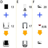 ANUBIS 3D print detail upgrade parts GP015 parts fit for RG boost in the kits