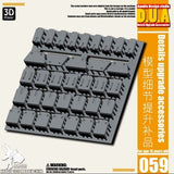 ANUBIS 3D print detail upgrade parts DUA021-060 details upgrade accessories Active shaft Heat sink Oil pipe Outer armor no kits