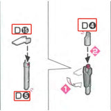 CB RG 04 1/144 butcher parts for  NU