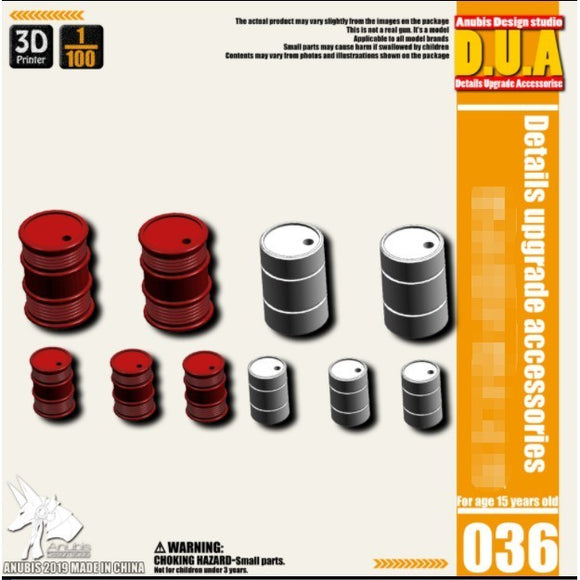 ANUBIS 3d PRINT DETAIL upgrade parts gnaku maintenance scenario gasoline can fuel barrel DUA036 NO KITS