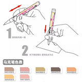 MOSHI M.S. MS025 GK Garage Kit Model Supplementary Color Pen Marker Pen (Skin tone , Flesh colored and so on)