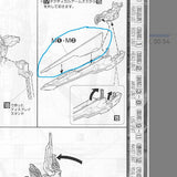 CB butcher parts for MG astray blue frame second revise