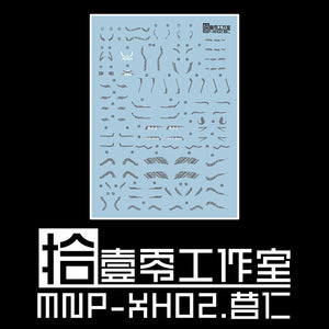 1010 MOTOR NUCLEAR MNP-XH02 Caoren  CAO REN Water Slide Decal 1010GM003
