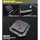 MOSHI M.S. MS028  Military Model Scene Platform Details Adding Rivet Maker 5IN1