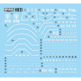 MASTER H031 HG 1/144 MS-07B GOUF Water Slide Decal Collectibles