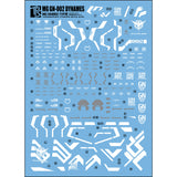Transamsphere TRS MG 1/100 GN-002 Dynames Detail Water Slide Decal TRSMG002
