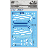 DL DALIN Water slide decal RG HG 1/144 GN ARMS 00 GN