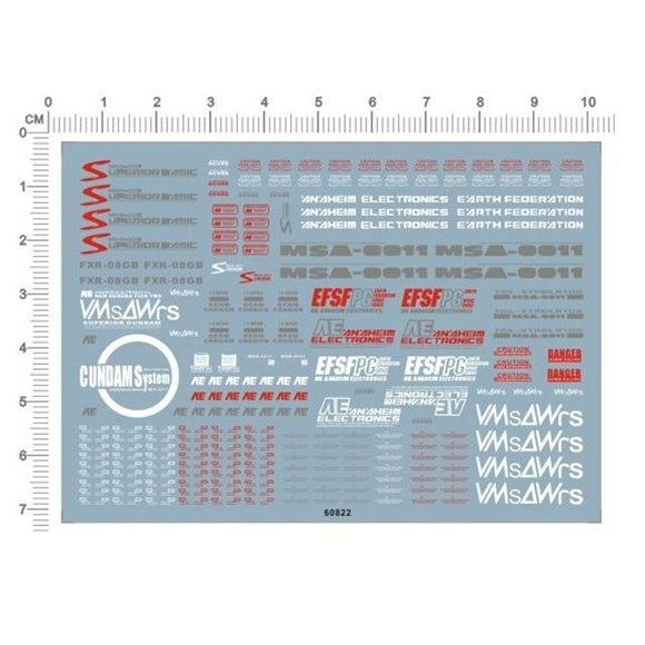 CALILY HG 1/144 MSA-0011(EXT) Ex-S Water Slide Decal