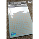 DL DALIN Water slide decal 1/144 1/100 1/60 Number Digital General Use Gold Coating