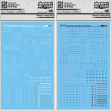 DL DALIN Water slide decal RG HG 1/144 C011 General Use Warning Sign Mark