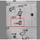 CB butcher parts for RG 35 1/144 wing TV vesion C11 E1-1 I-7