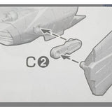 CB MG 27 butcher parts for Justice