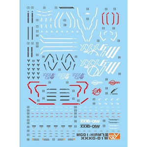 LANYU MG 1/100 HIRM Wing Zero EW MJH Water Slide Decal
