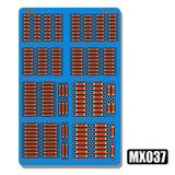 MOSHI M.S. MX037-042 Reform Color Separation Etching Detail Parts
