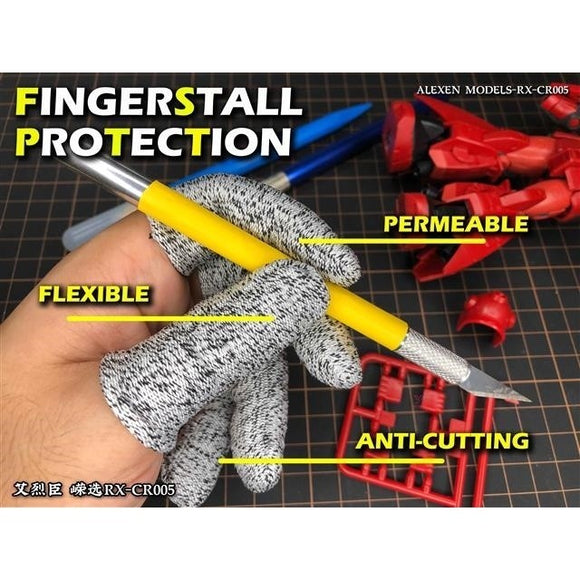 Alexen CR005 Royal Finger Protection Model Anti-Cutting Finger Breaking End Protective Case Model Plain Set Modified Protective Tool