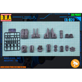 ANUBIS 3D print detail upgrade parts Full mechanics 1/100 FM AERIAL BACKPACK EX020 no kits