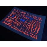 20250722 XUEYAN XY / SNOW FLAME MD-07 SOL RAPTOR Fluorescence Water slide decal