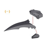 Phoenix A-17 Sickle Demon Scythe 1/144 General Use Addon Detail Parts Collectibles