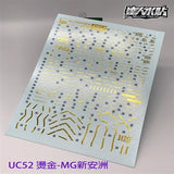 DL DALIN Water slide decal UC46 MG MSN-06S SINANJU KA